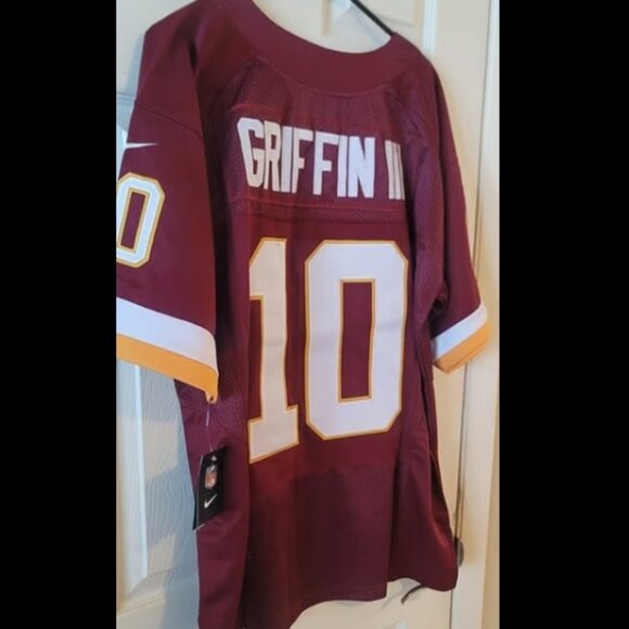 ROBERT GRIFFIN III RG3 NIKE ELITE ON FIELD JERSEY NEW NWOT STITCHED 52 XL $249 - Picture 11 of 11